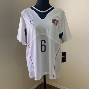 Nike soccer jersey NWT / Brandi Chastain autographed shirt